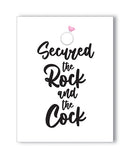 Rock Cock Bachelorette Greeting Card