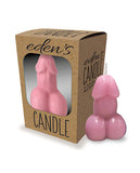 Eden's Penis Candle - Rose - Vanilla