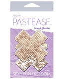 Pastease Color Changing Flip Sequins Cross - Rose Gold O/S