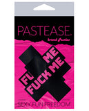 Pastease Fuck Me Plus - Black/Pink O/S