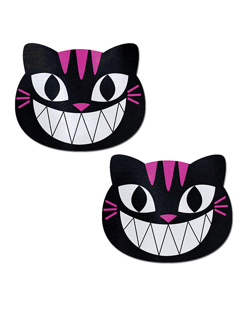 Pastease Grinning Kitty Cat - Black/Pink O/S