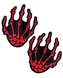 Pastease Skeleton Hands - Red O/S