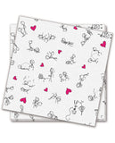 Dirty Dishes Posistion Napkins - Bag of 8
