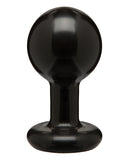 Round Butt Plug - Medium Black