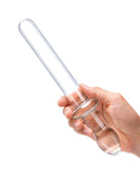 Glas 9.25" Classic Smooth Dual Ended Dildo - Clear