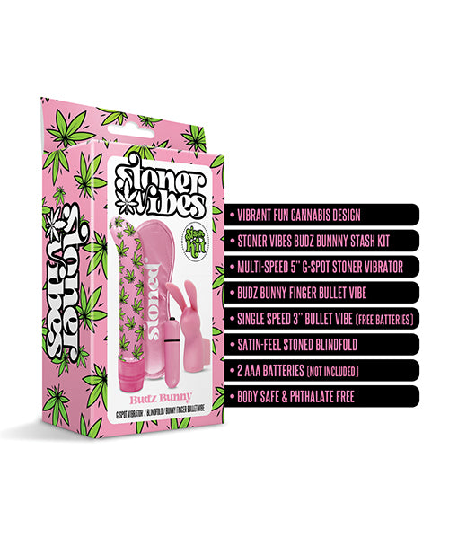 Stoner Vibes Budz Bunny Stash Kit - Pink