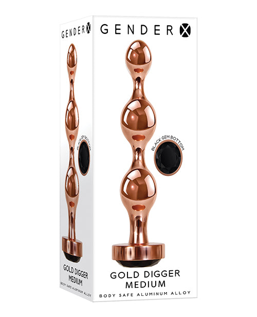 Gender X Gold Digger Medium - Rose Gold/Black