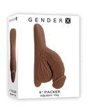 Gender X 4" Packer - Dark