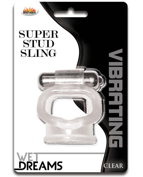 Wet Dreams Super Stud Sling - Clear
