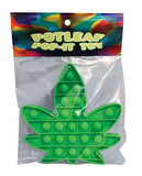 Pot Leaf Pop It Fidget Toy - Green