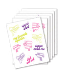 Squirt Alert Naughty Greeting Card - Pack Of 6