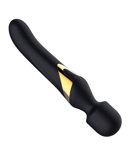Dorcel Dual Orgasms Wand Vibrator - Black/Gold