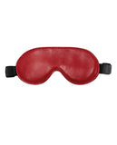 =Sultra Leather Blindfold - Red