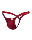 Male Basics Y Buns Thong Red MD