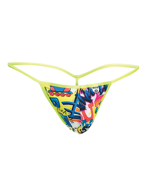 Male Basics Sinful Hipster Music T Thong G-String Print SM