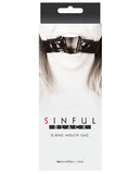 Sinful O Ring Mouth Gag - Black