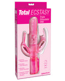 Total Ecstasy Triple Stimulator Vibe - Pink