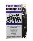 Plesur Everything Bondage 12 Piece Kit - Black