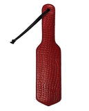 Rouge Plain Leather Paddle - Burgundy