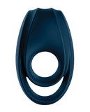 Satisfyer Incredible Duo Ring Vibrator - Dark Blue