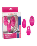 Silicone Nipple Clamps w/Remote - Assorted Colors