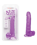 Size Queen 8" Dildo - Purple
