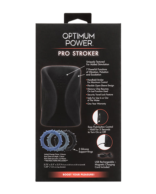 Optimum Power Pro Stroker - Black