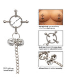 Nipple Grips 4-Point Nipple Press with Bells - Silver