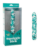 Naughty Bits Squiggle Dick Personal Vibrator - Turquoise