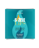 Sizzle Lips Warming Gel Single Use Packet - Blueberry Ice Pop