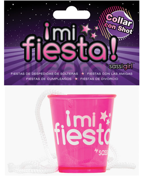 Mi Fiesta Collar con Shot by sassi girl - Pink