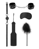 Shots Ouch Introductory Bondage Kit #4 - Black