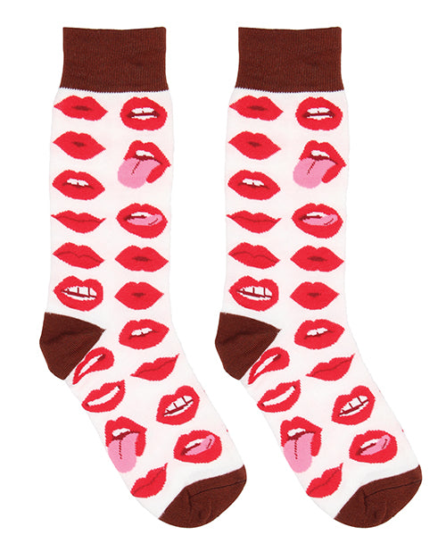 Shots Sexy Socks Lip Love - Female