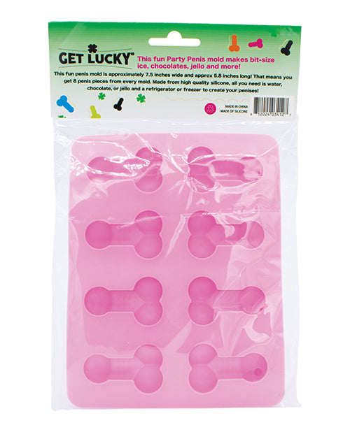 Get Lucky Penis Party Chocolate / Ice Tray - Pink