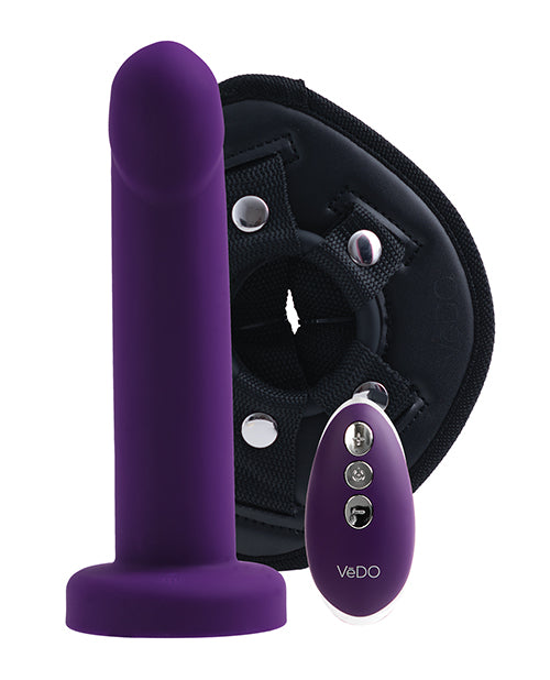 VeDo Strapped Rechargeable Vibrating Strap On - Assorted Colors
