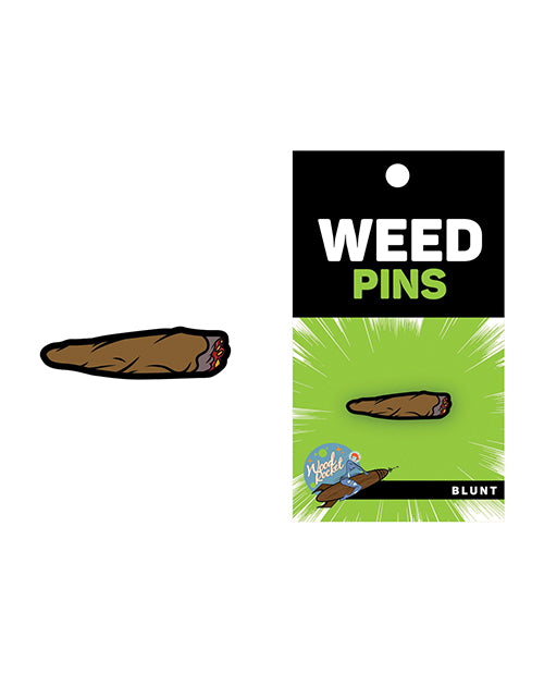 Wood Rocket Weed Blunt Pin - Brown