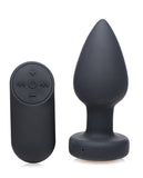 Booty Sparks Silicone Vibrating LED Plug - Small